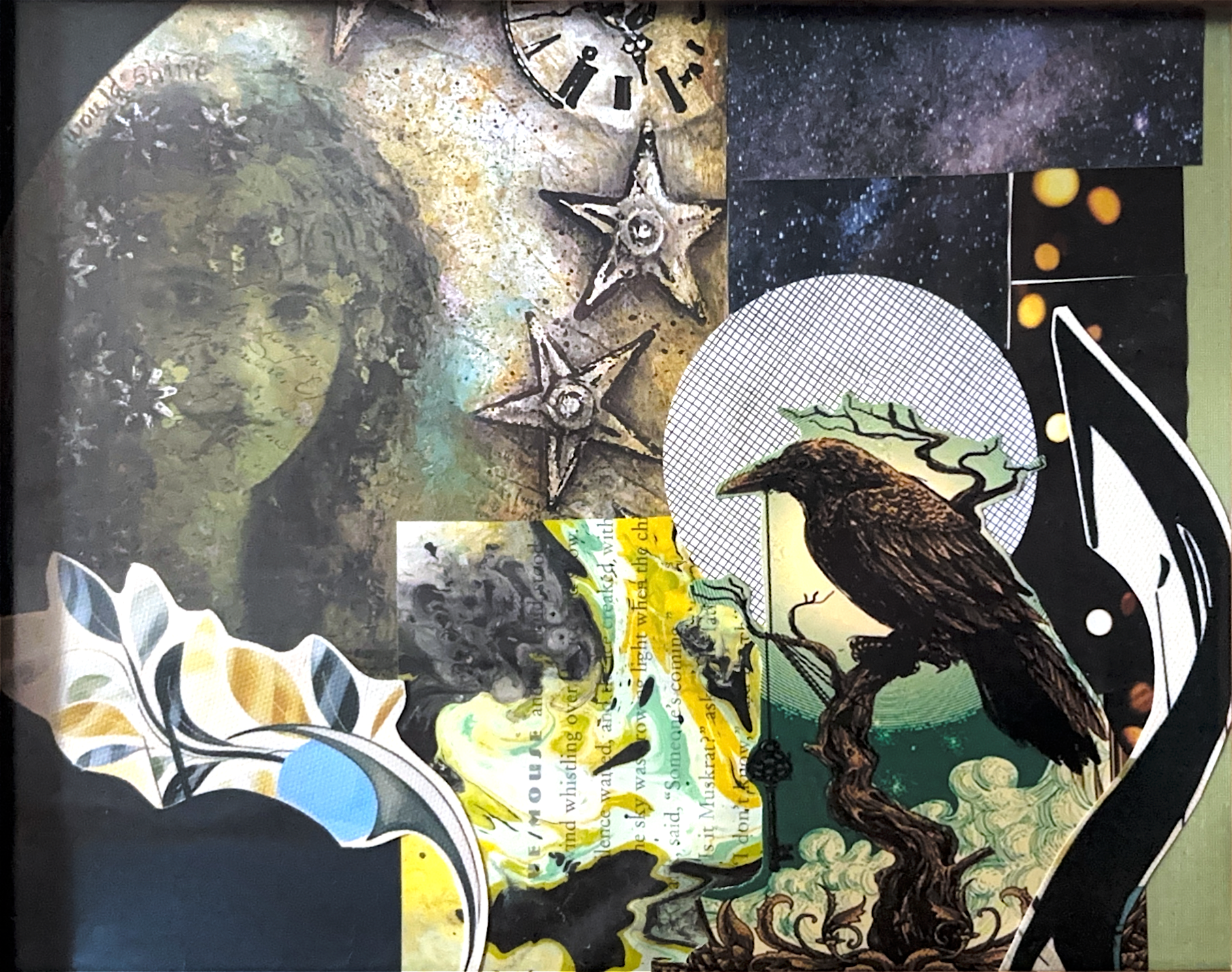 PsyKey - Original Collage (Framed - 8" x 10")