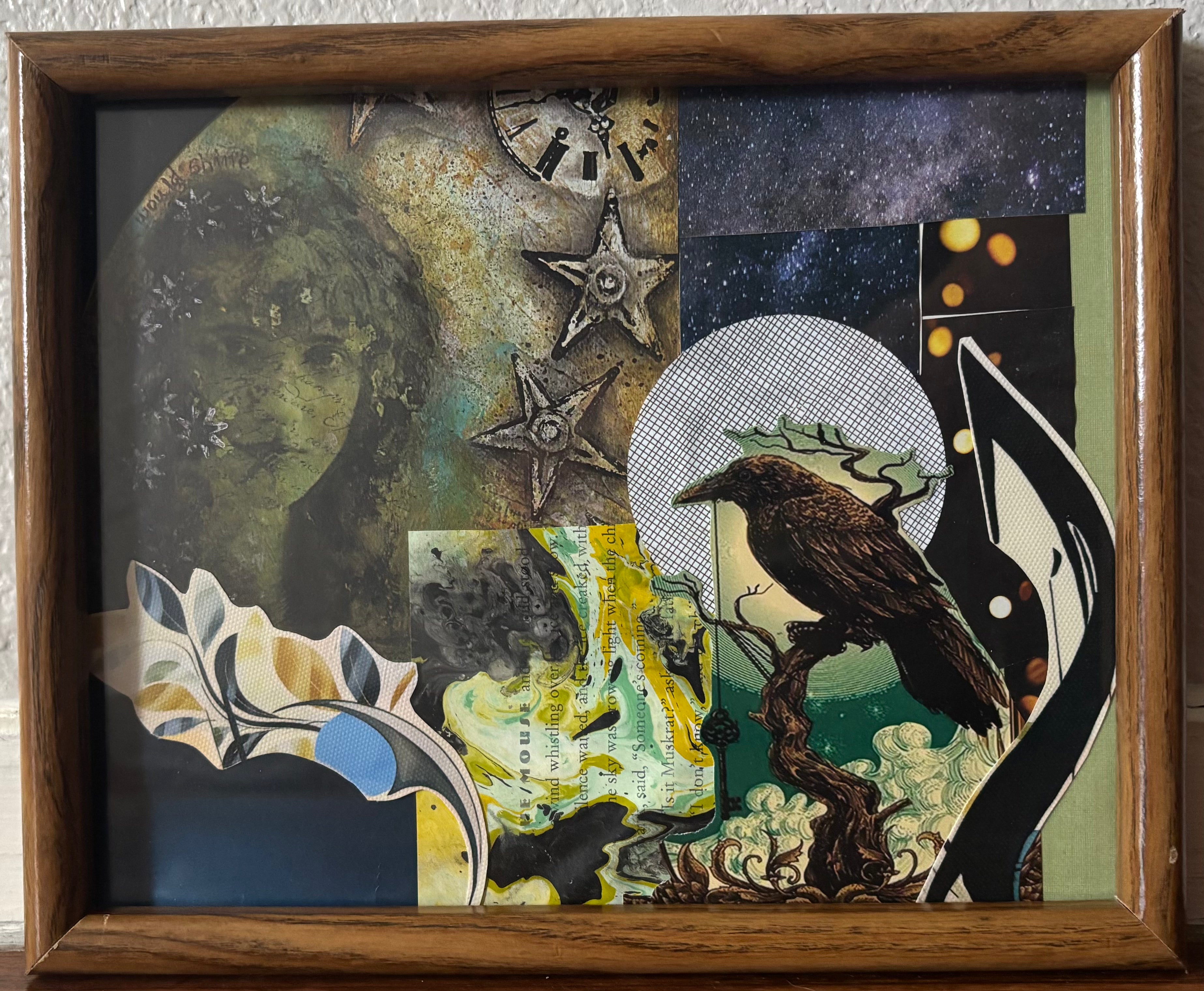 PsyKey - Original Collage (Framed - 8" x 10")