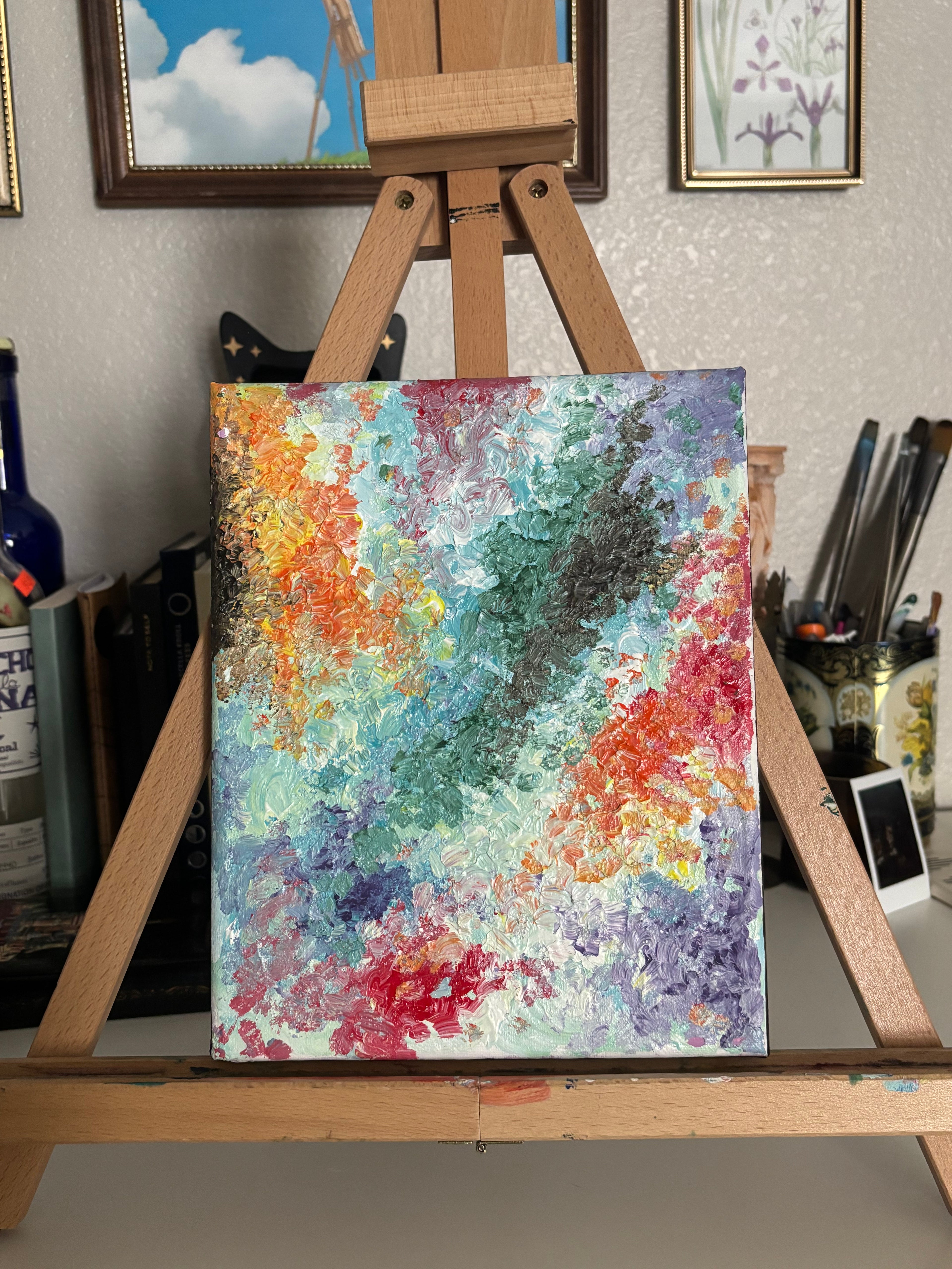 Quantum Fuzz - Original Painting on Stretched Canvas (8" x 10")