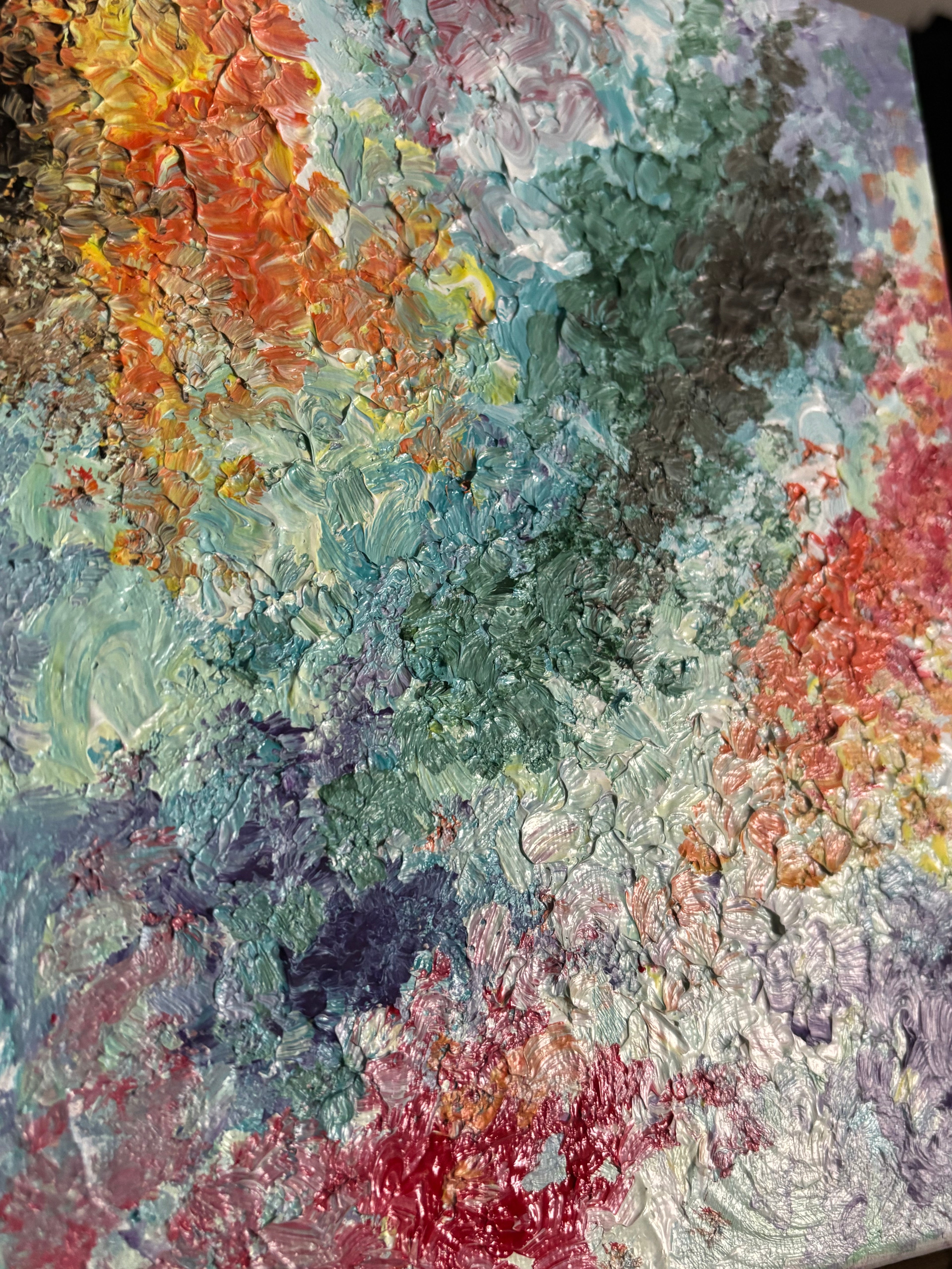 Quantum Fuzz - Original Painting on Stretched Canvas (8" x 10")