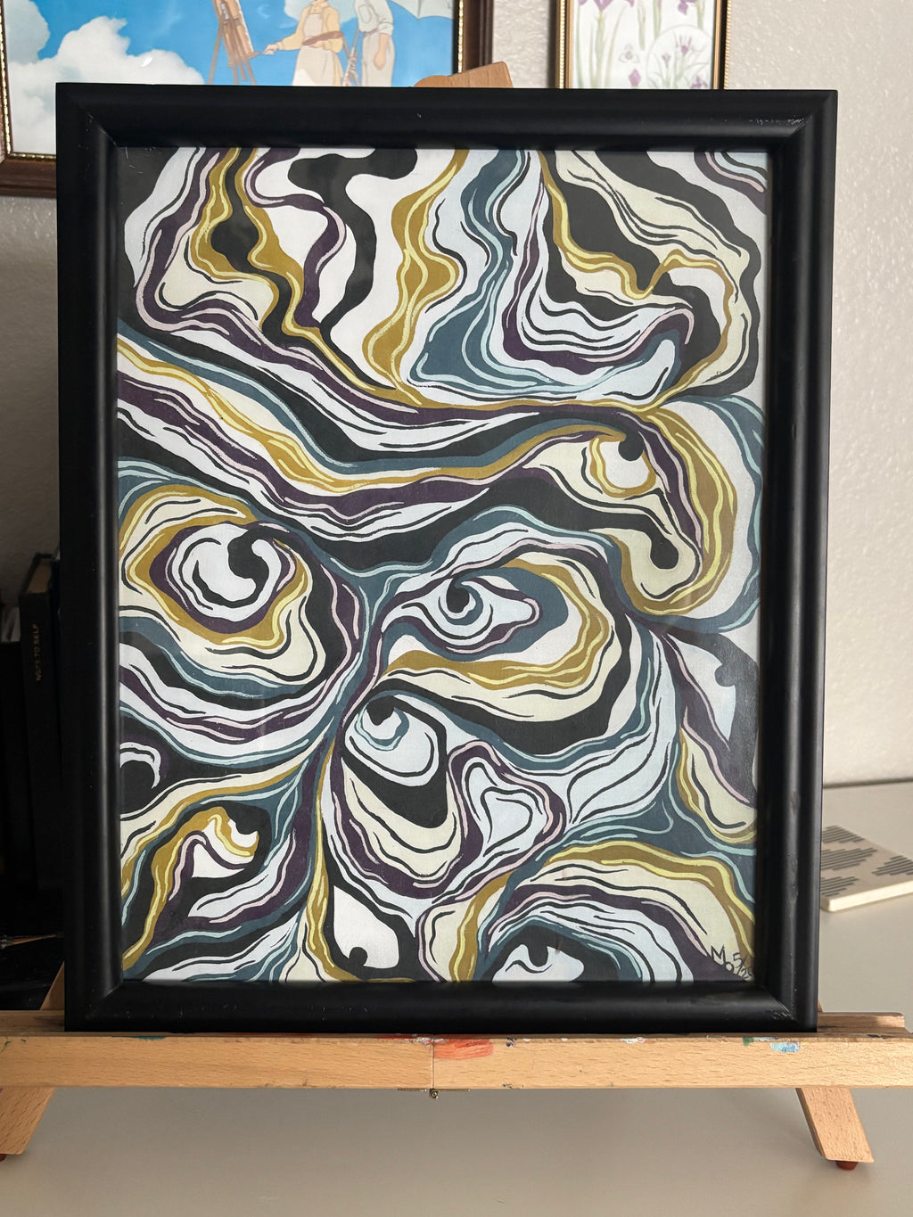 Wandering Eyes - Framed Print (12" x 15")