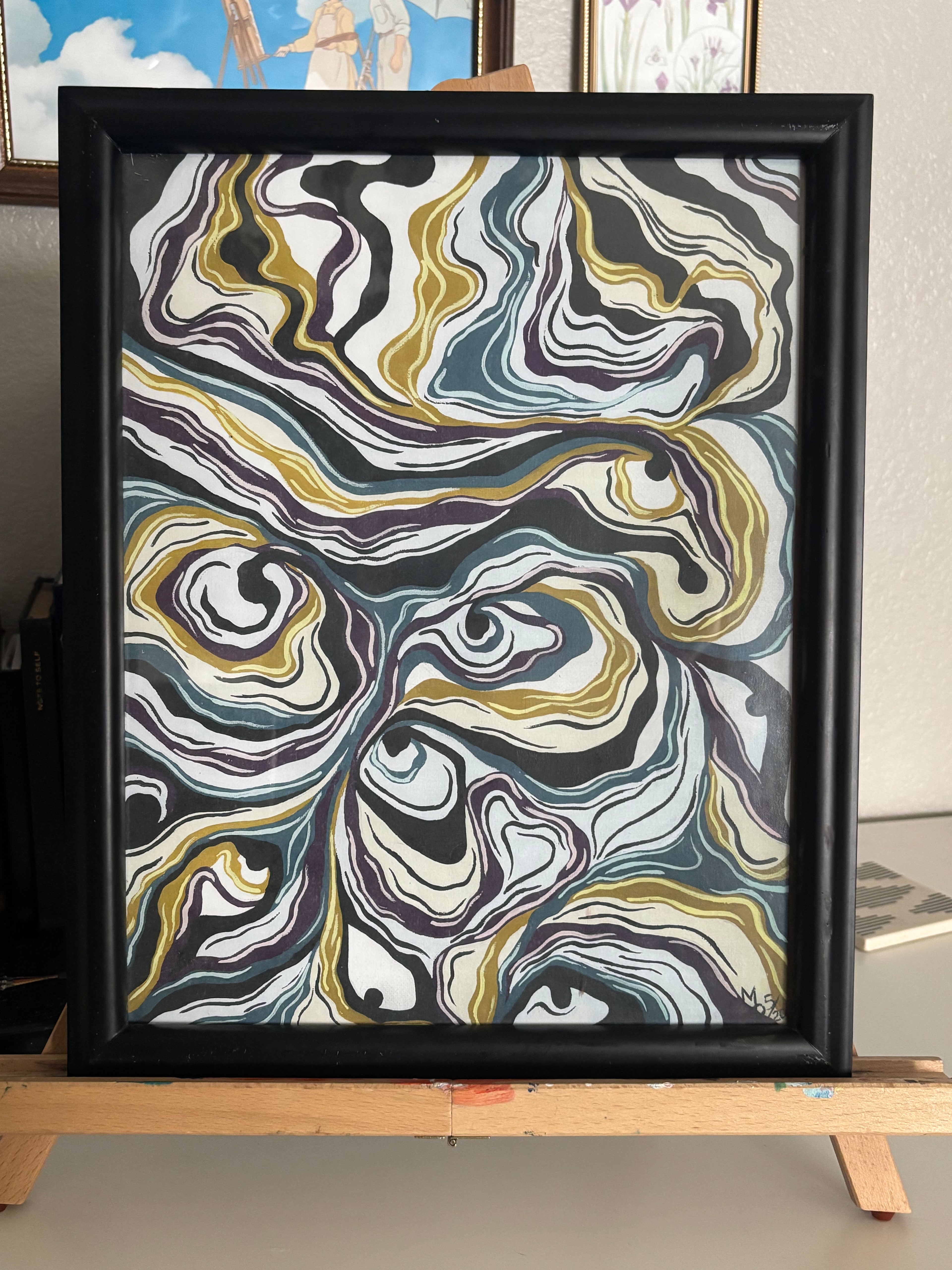Wandering Eyes - Framed Print (12" x 15")