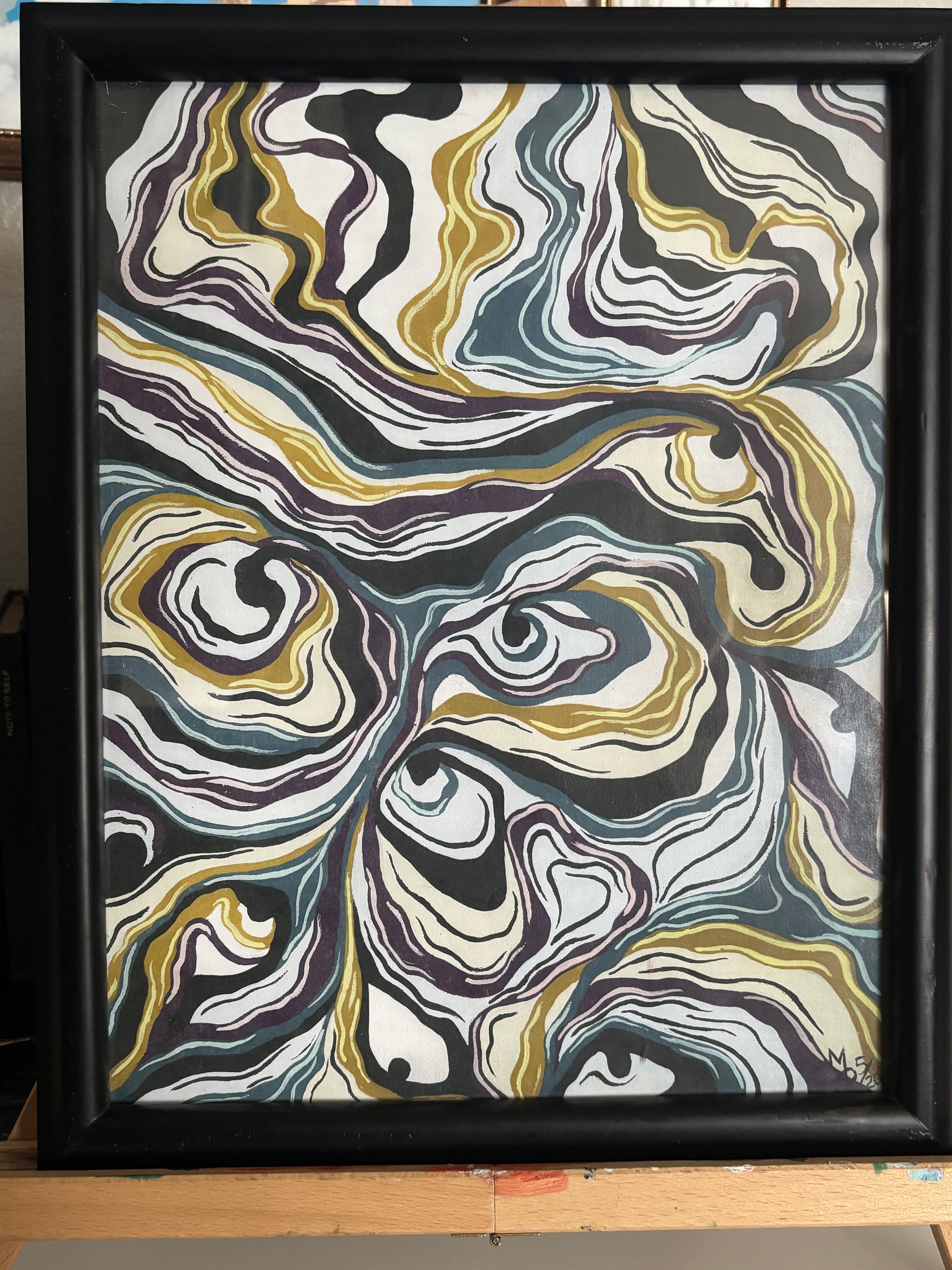 Wandering Eyes - Framed Print (12" x 15")