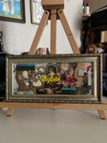 Dangerous Mystic Whores - Original Collage (Framed - 14" x 7")