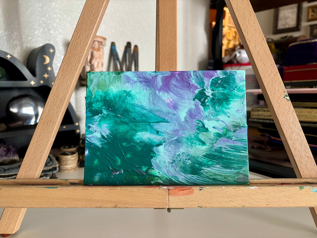 Lavender Haze - Original Painting on Canvas Panel (5" x 7")