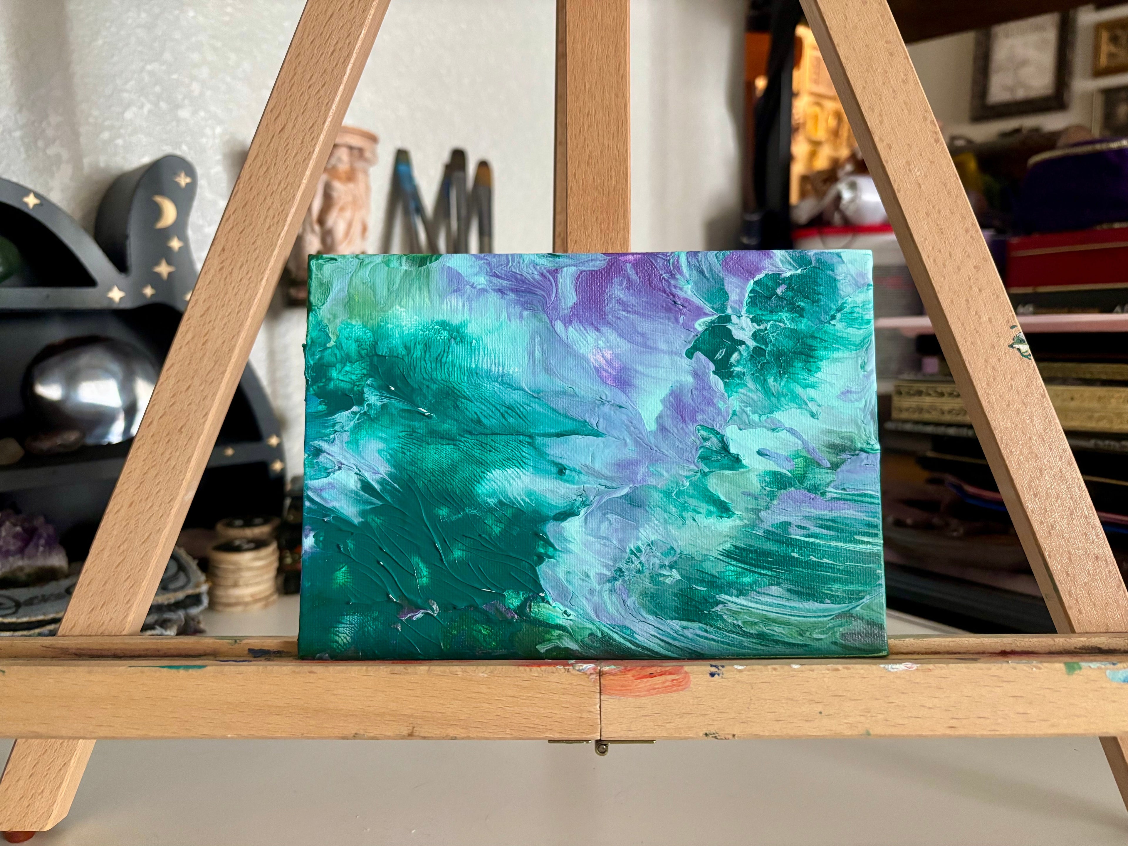 Lavender Haze - Original Painting on Canvas Panel (5" x 7")