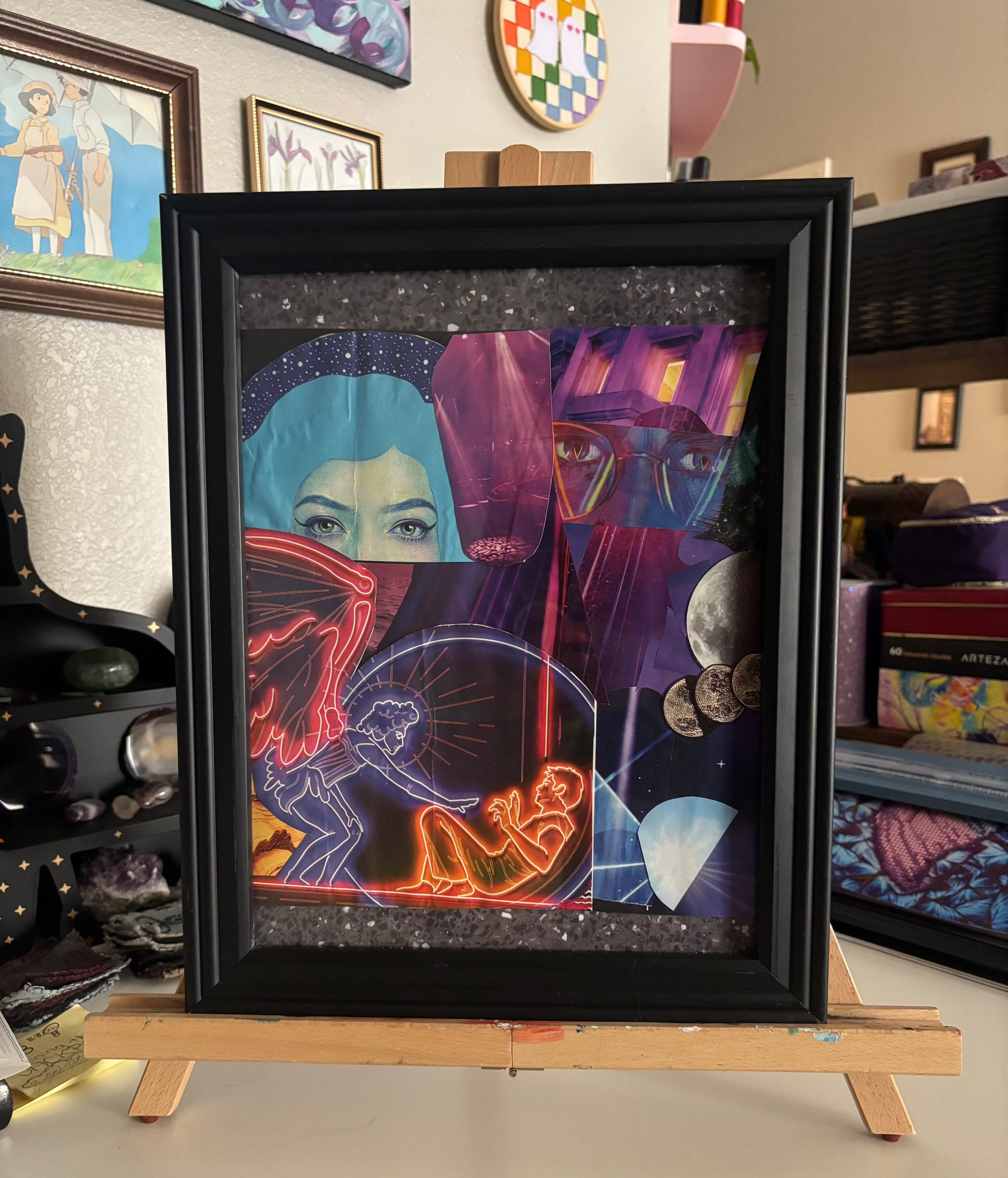 Layers of Consciousness - Original Collage (Framed - 12" x 15")