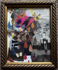 Separation of Self - Original Collage (Framed - 9.5" x 11.5")