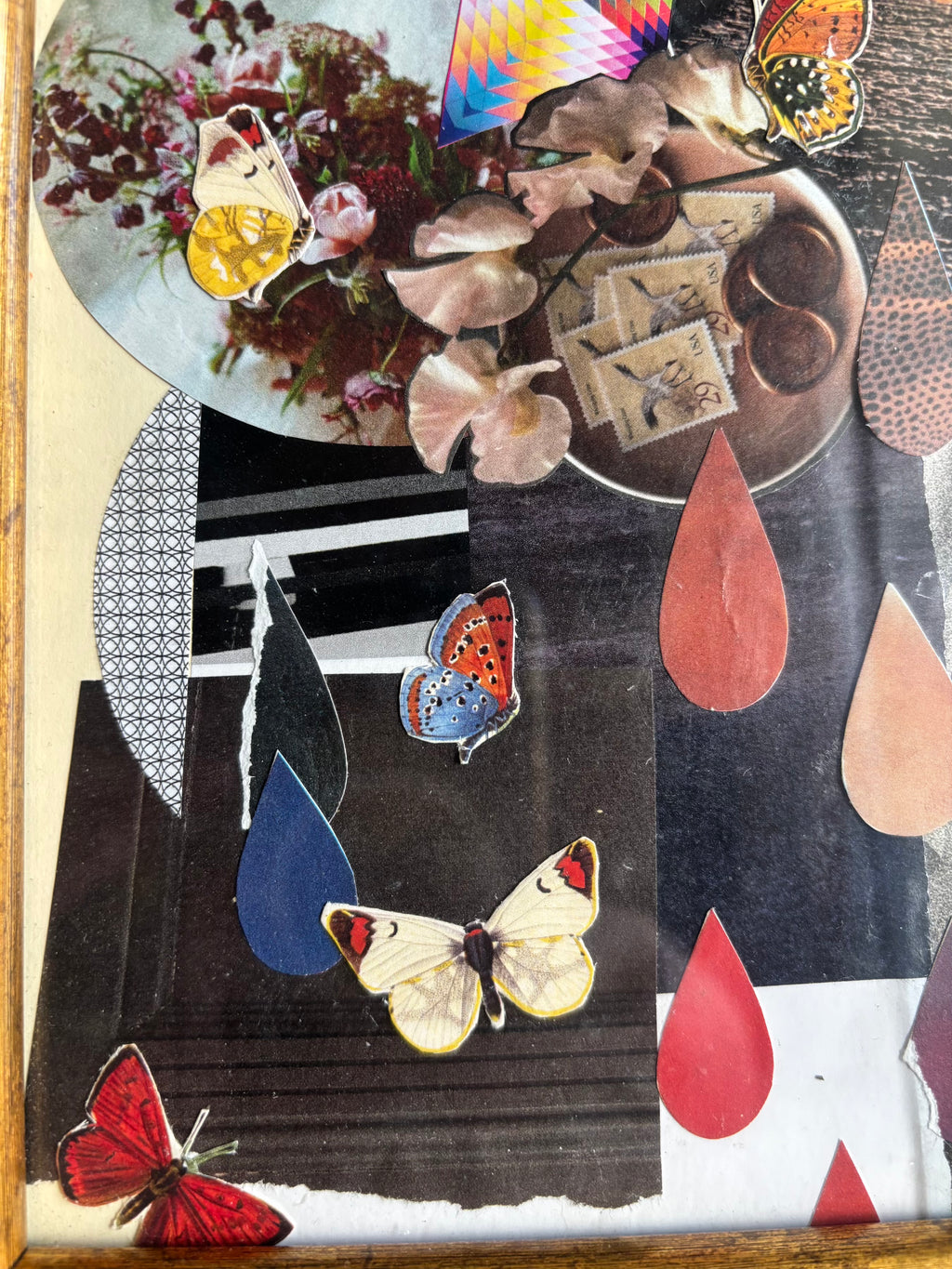Separation of Self - Original Collage (Framed - 9.5" x 11.5")