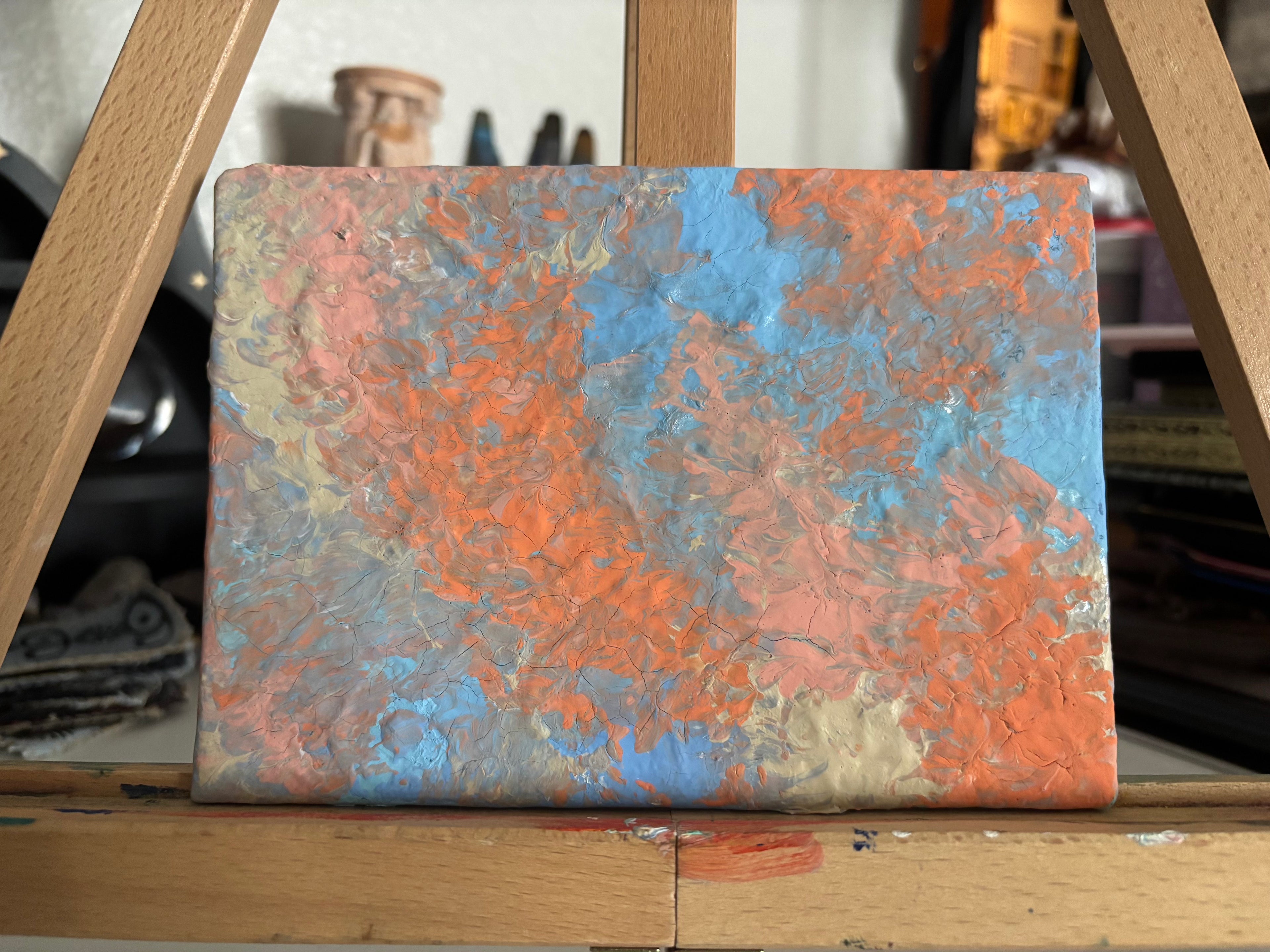 Summer Skies - Original Painting on Canvas Panel (5" x 7")
